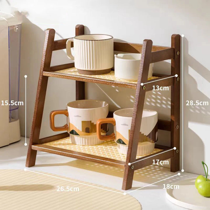 "TidyTrove" Wooden Shelf