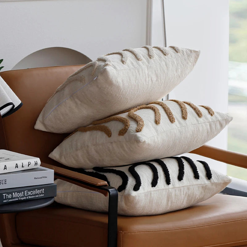 "Loom & Line" Pillow Cover