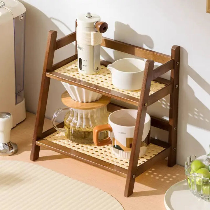 "TidyTrove" Wooden Shelf