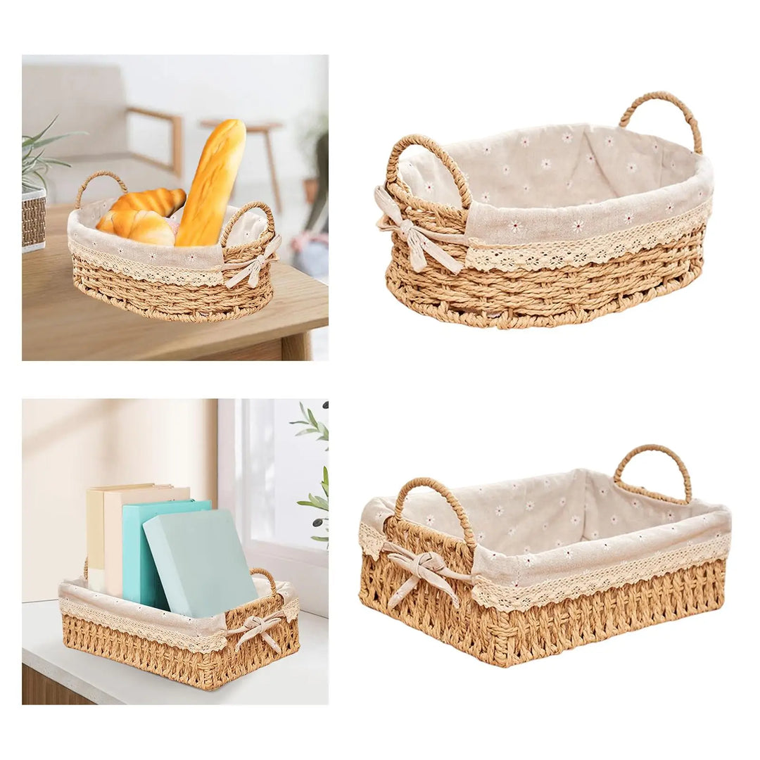 "SoftNest" Woven Storage Tray