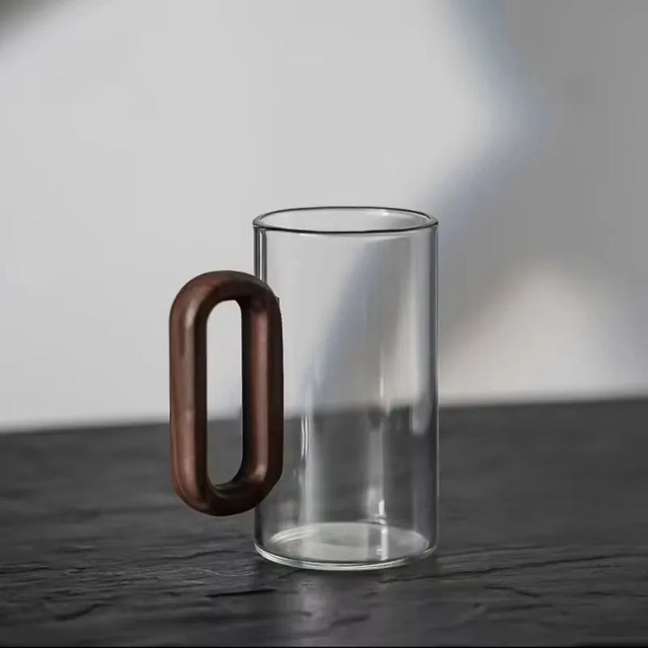 "Nordic Oak" Glass Mug