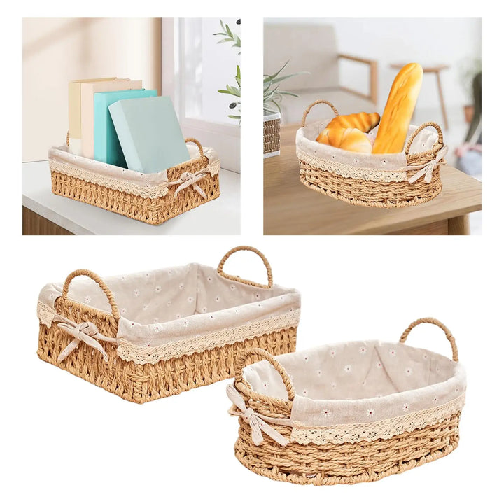 "SoftNest" Woven Storage Tray