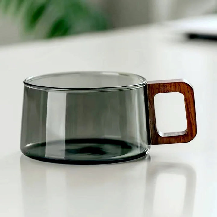 Oak & Glass Harmony Mug Set