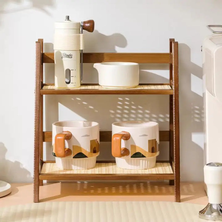 "TidyTrove" Wooden Shelf