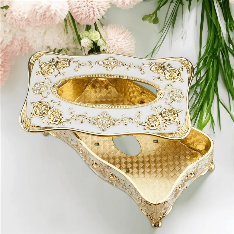 "Rococo Bloom" Tissue Cover