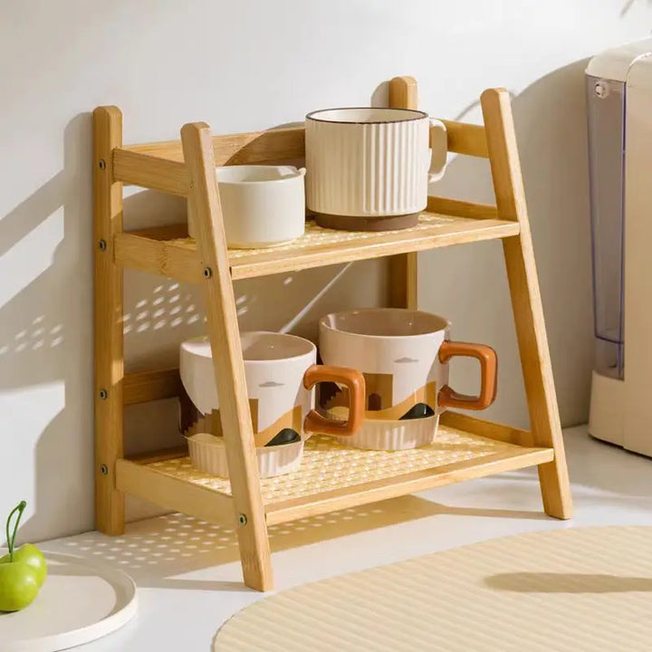 "TidyTrove" Wooden Shelf