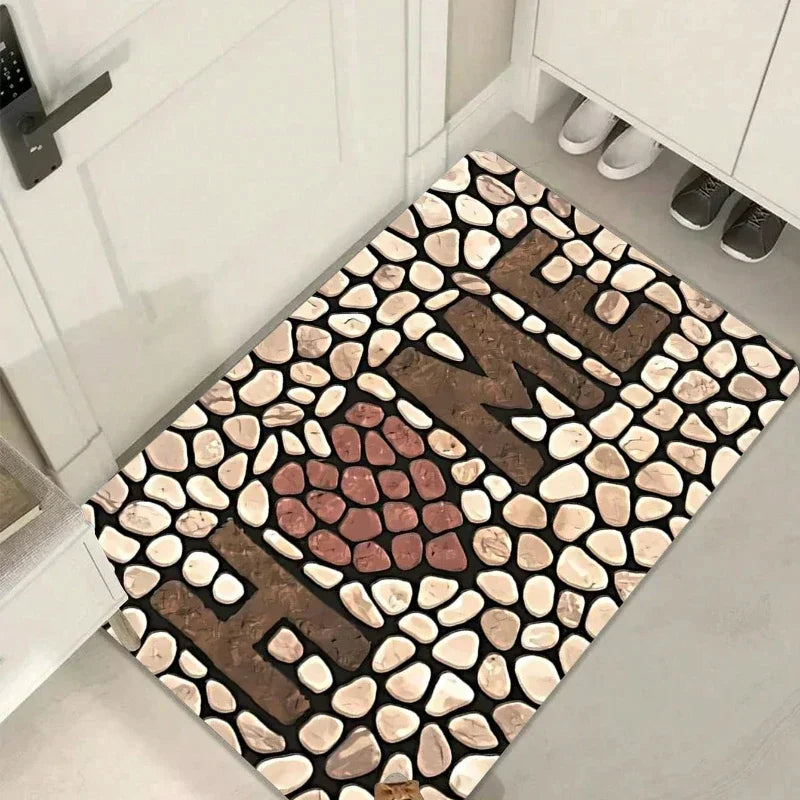 "RusticStones" Doormat
