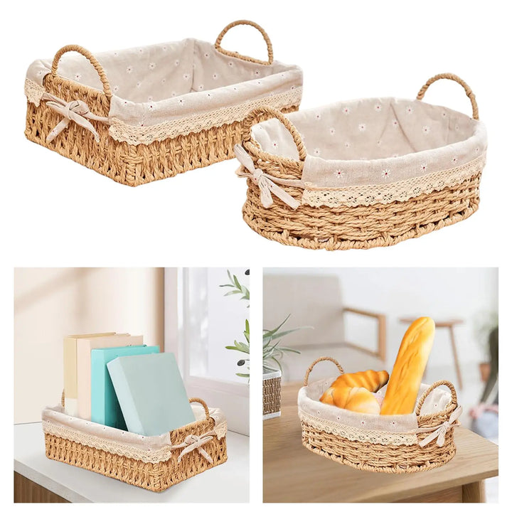 "SoftNest" Woven Storage Tray